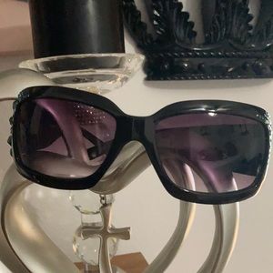 Teal designer sunglasses